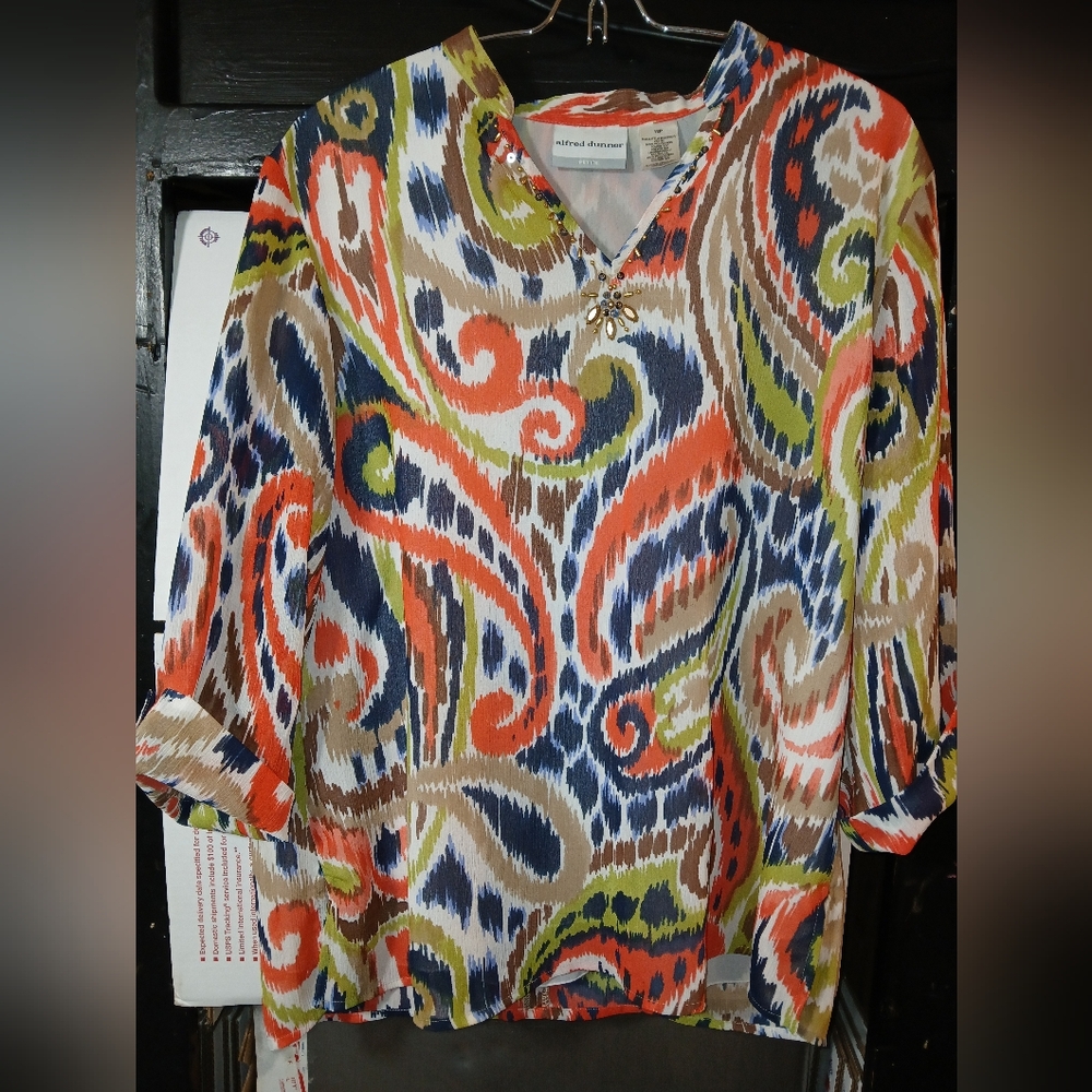 Colorful Paisley Blouse